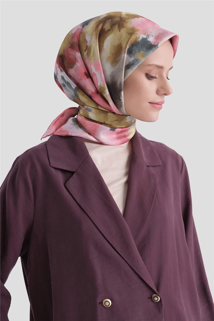 Armine Saf İpek Twill Eşarp 9613D 32 