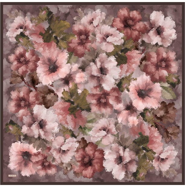 Armine Saf İpek Twill Eşarp 9613D 33 