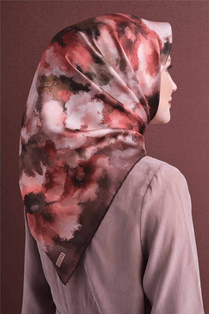 Armine Saf İpek Twill Eşarp 9613D 33 