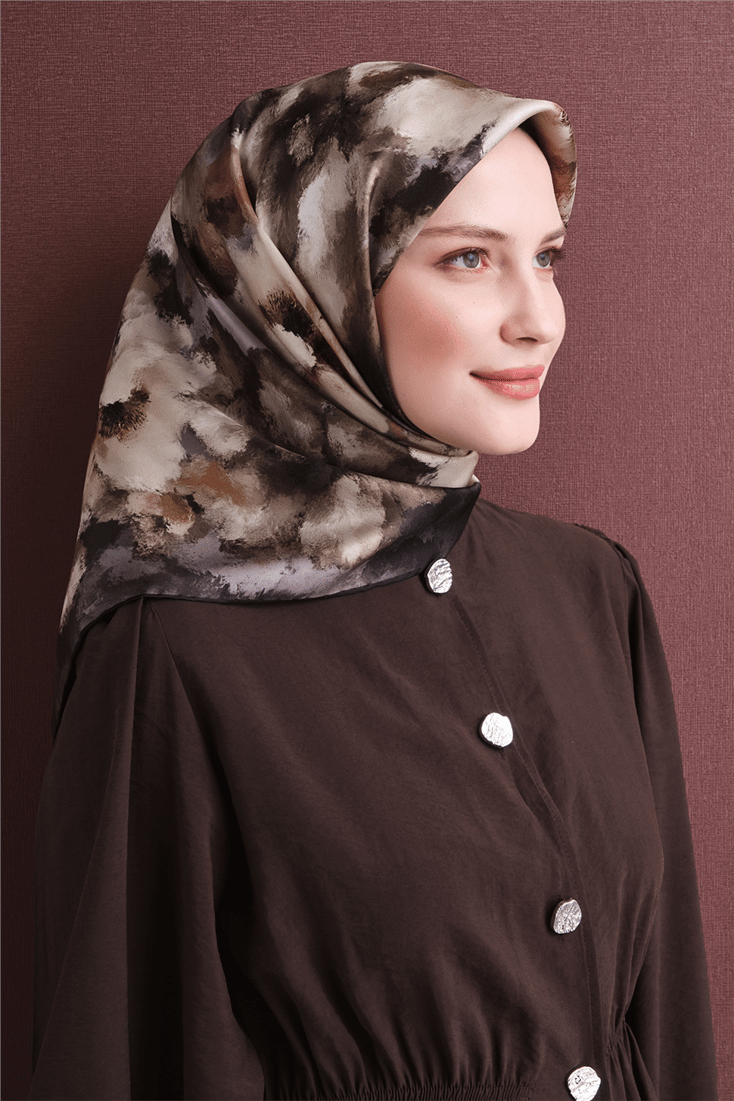 Armine Saf İpek Twill Eşarp 9613D 84 