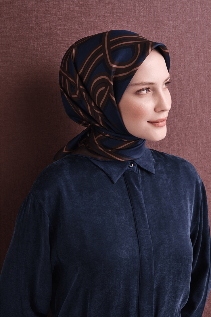 Armine Saf İpek Twill Eşarp 9614D 52 