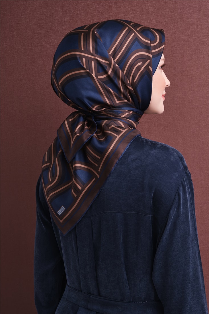 Armine Saf İpek Twill Eşarp 9614D 52 