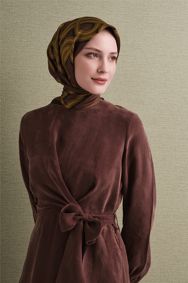 Armine Saf İpek Twill Eşarp 9614D 55 