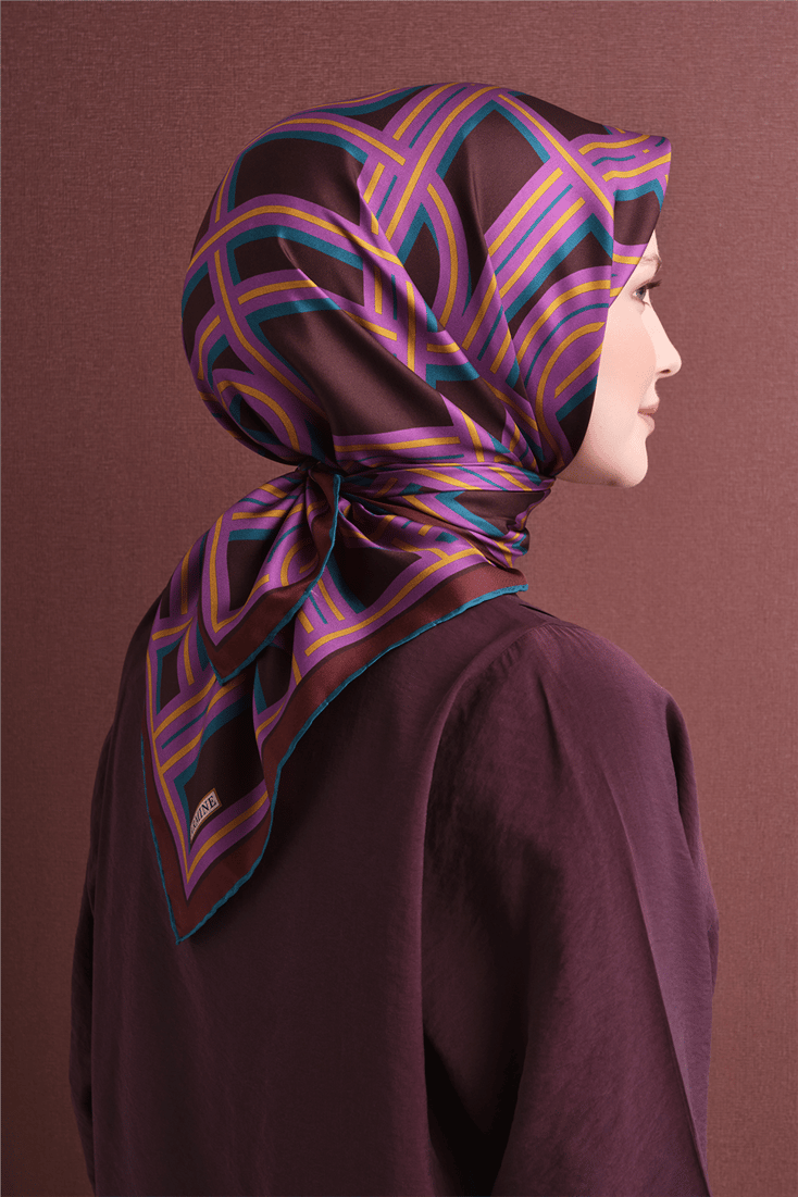 Armine Saf İpek Twill Eşarp 9614D 84 
