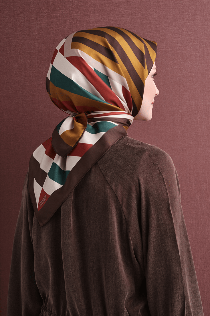Armine Saf İpek Twill Eşarp 9615D 05 
