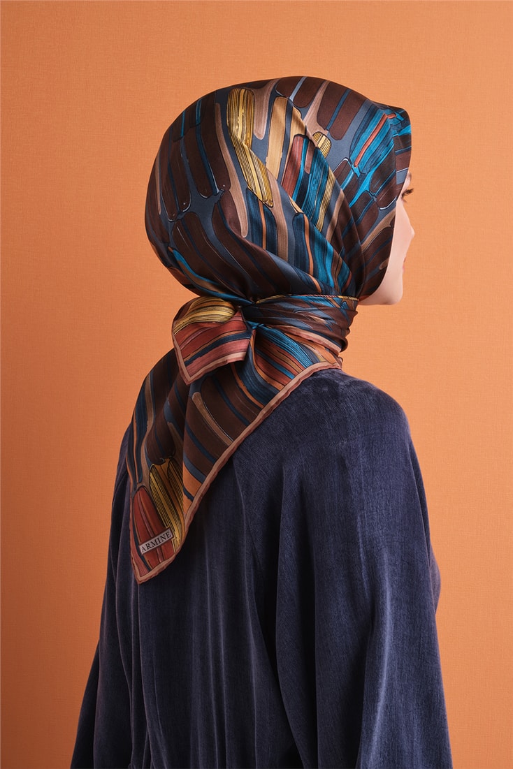 Armine Saf İpek Twill Eşarp 9616D 81 