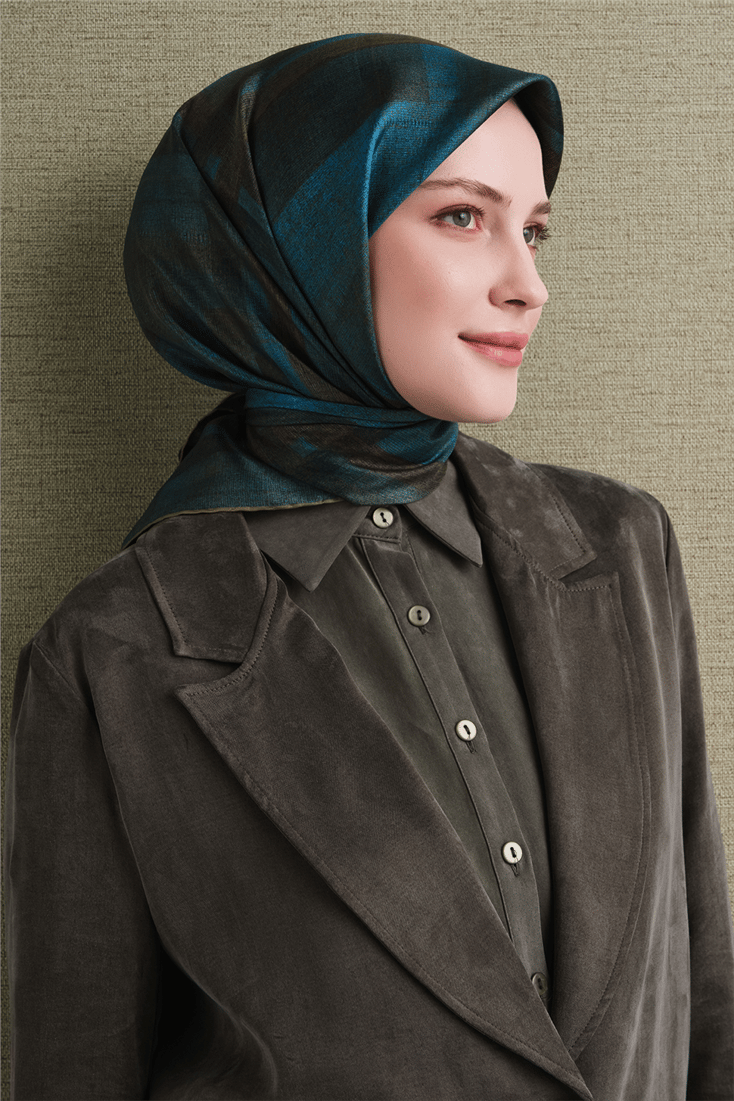 Armine Saf İpek Twill Eşarp 9618D 03 
