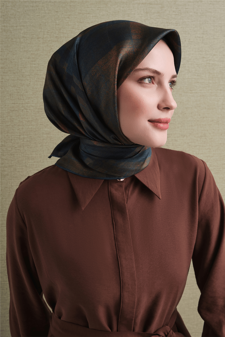 Armine Saf İpek Twill Eşarp 9618D 07 