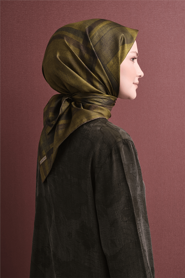 Armine Saf İpek Twill Eşarp 9618D 81 
