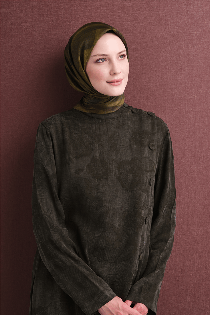 Armine Saf İpek Twill Eşarp 9618D 81 