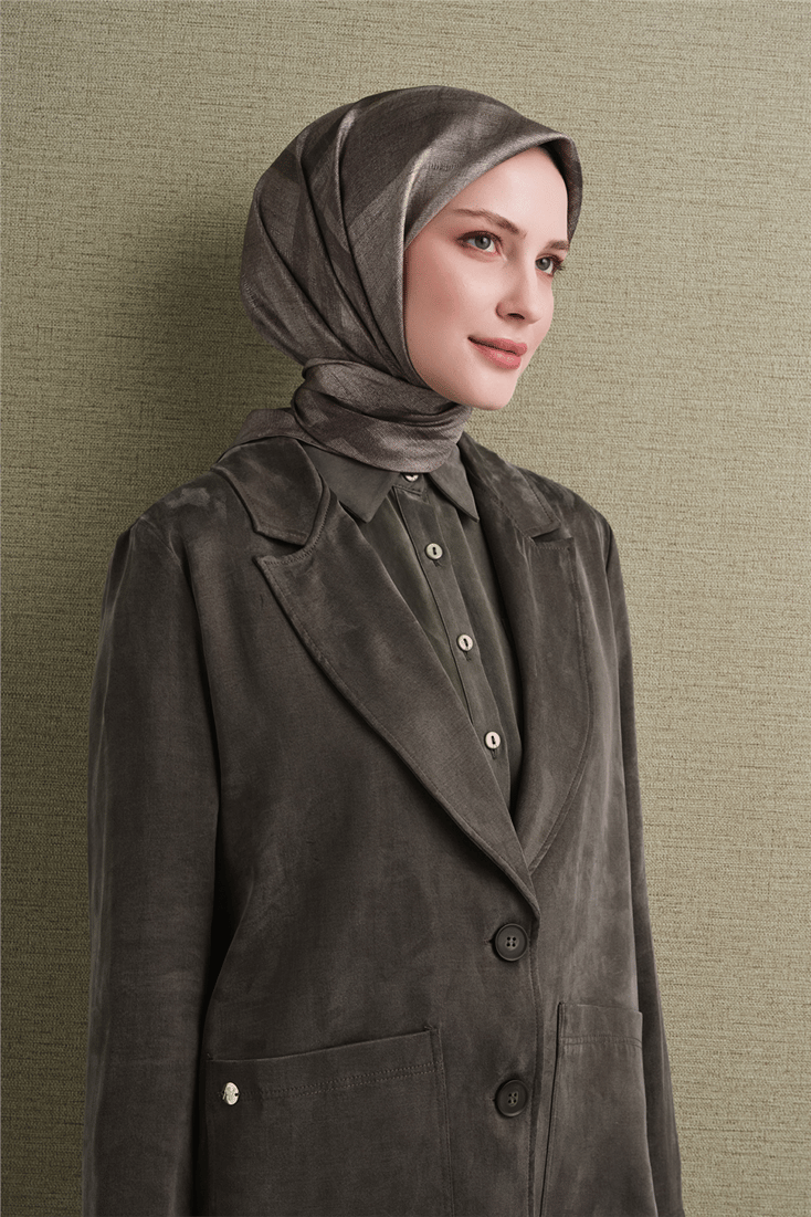 Armine Saf İpek Twill Eşarp 9618D 84 