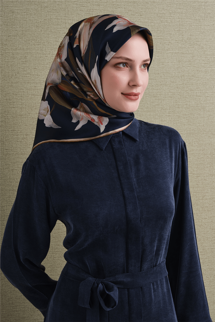 Armine Saf İpek Twill Eşarp 9620D 04 