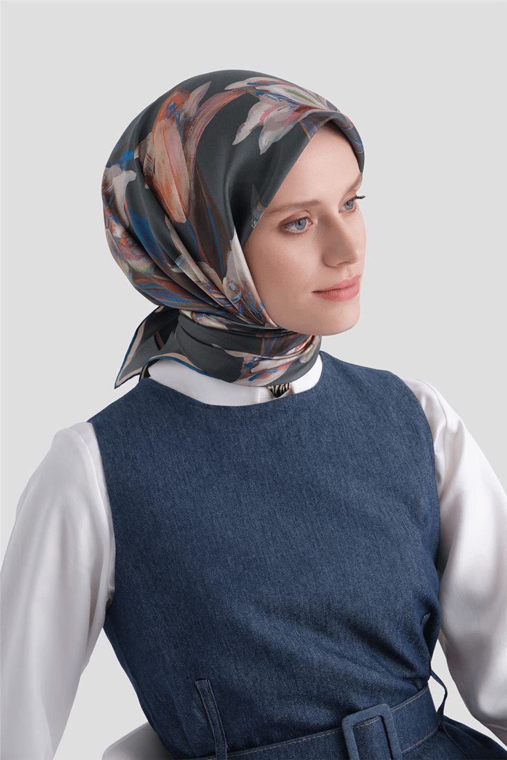 Armine Saf İpek Twill Eşarp 9620D 32 
