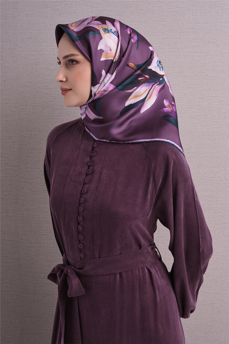 Armine Saf İpek Twill Eşarp 9620D 85 