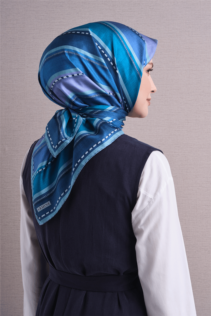 Armine Saf İpek Sura Eşarp 9621D 50 