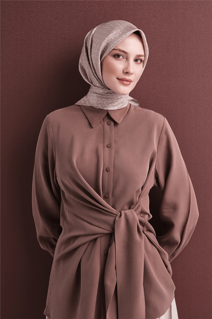 Armine Saf İpek Twill Eşarp 9622D 01 