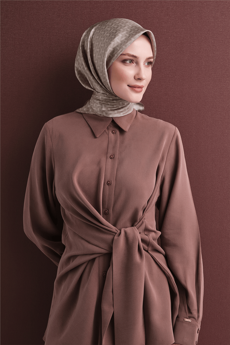 Armine Saf İpek Twill Eşarp 9622D 01 