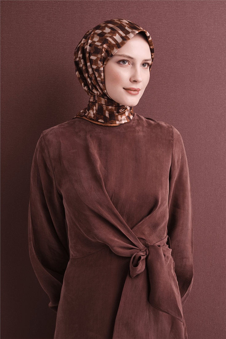 Armine Saf İpek Sura Eşarp 9623D 33 