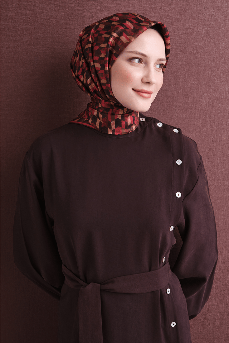 Armine Saf İpek Twill Eşarp 9623D 81 