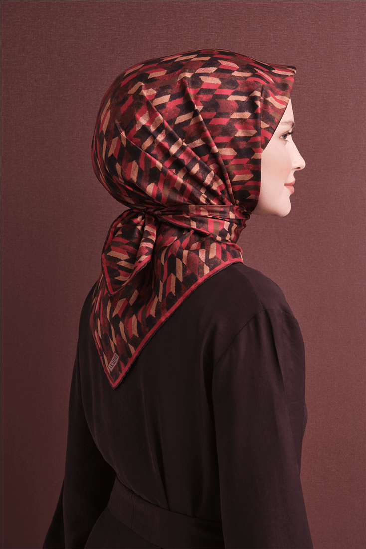 Armine Saf İpek Twill Eşarp 9623D 81 