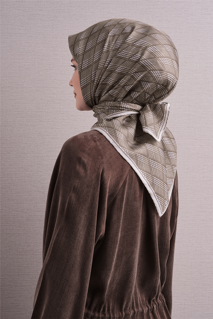 Armine Saf İpek Twill Eşarp 9626D 80 