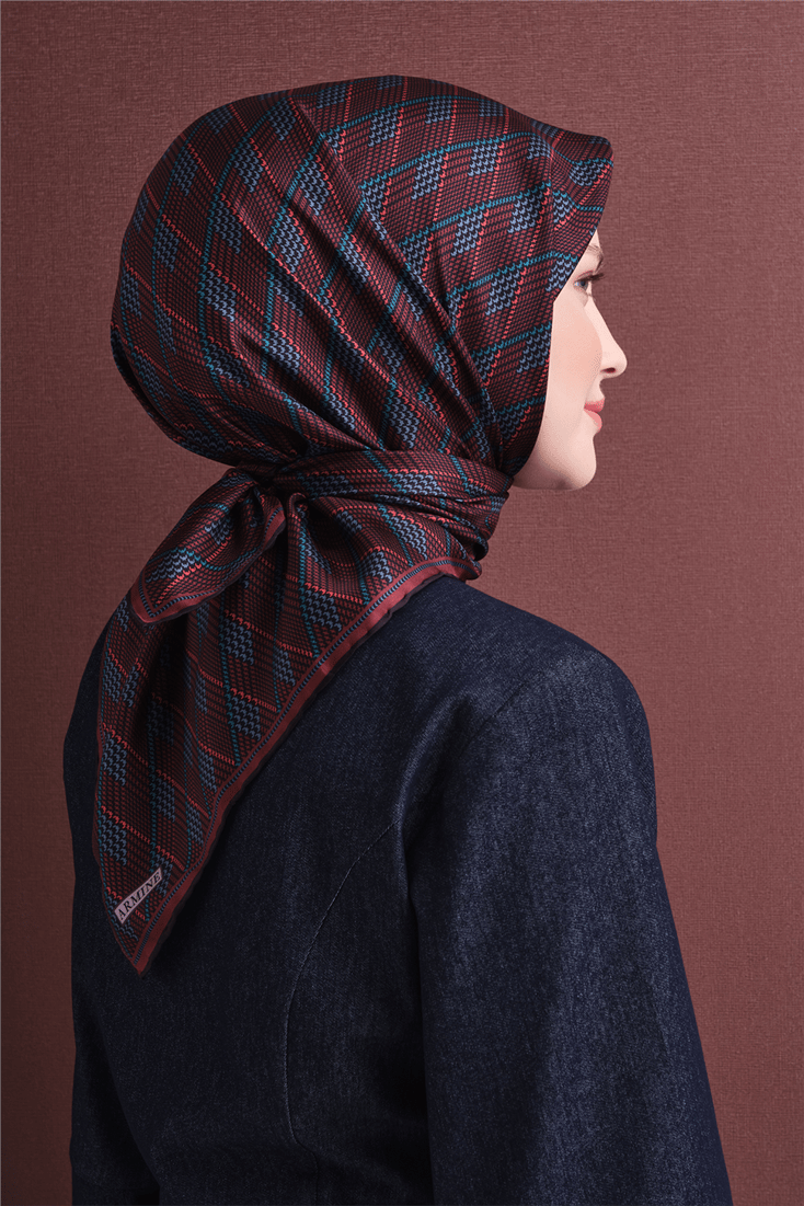 Armine Saf İpek Twill Eşarp 9626D 83 
