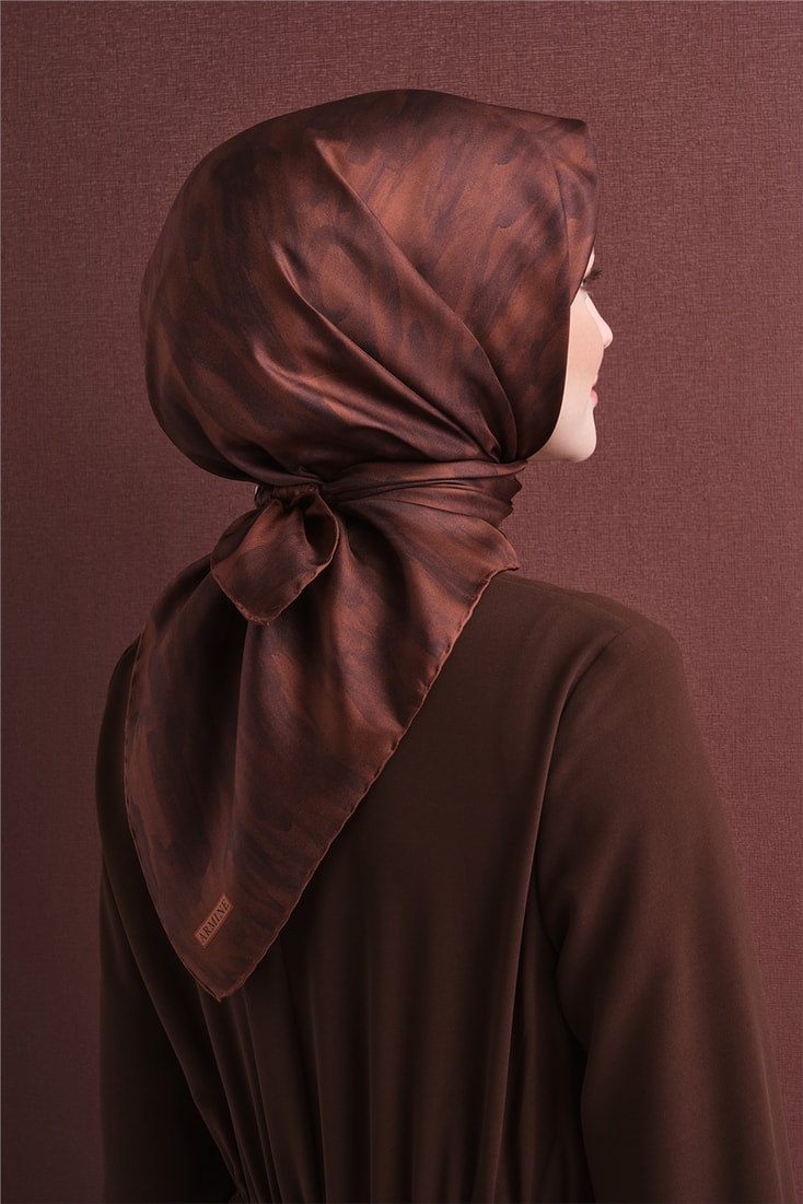 Armine Saf İpek Twill Eşarp 9630D 03 