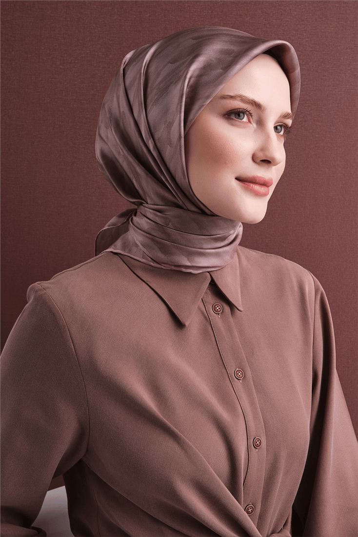 Armine Saf İpek Twill Eşarp 9630D 52 