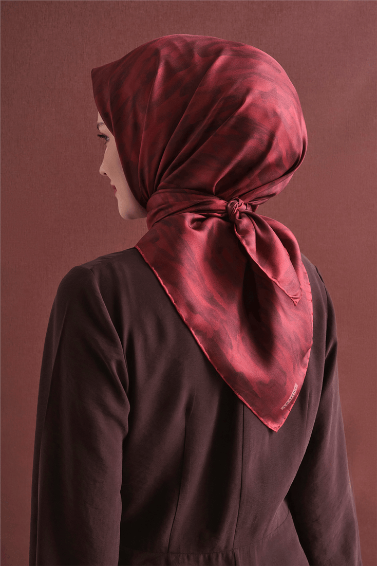 Armine Saf İpek Twill Eşarp 9630D 88 