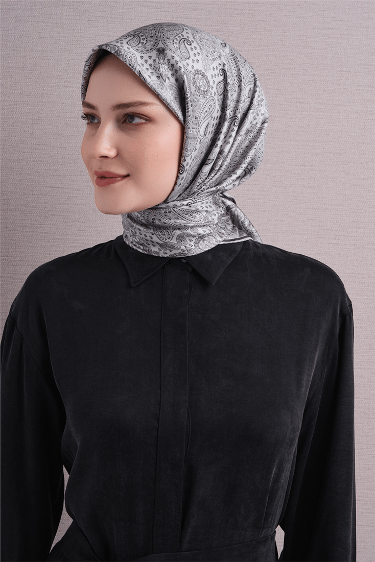 Armine Saf İpek Twill Eşarp 9631D 55 