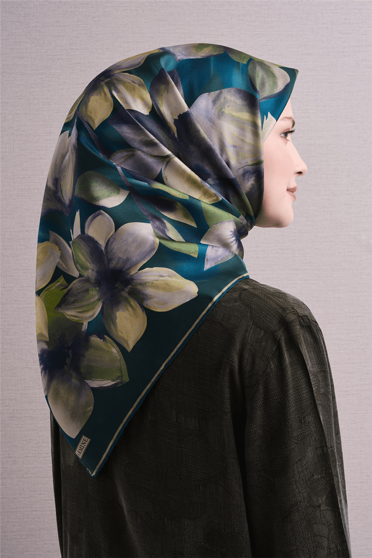 Armine Saf İpek Twill Eşarp 9632D 03 