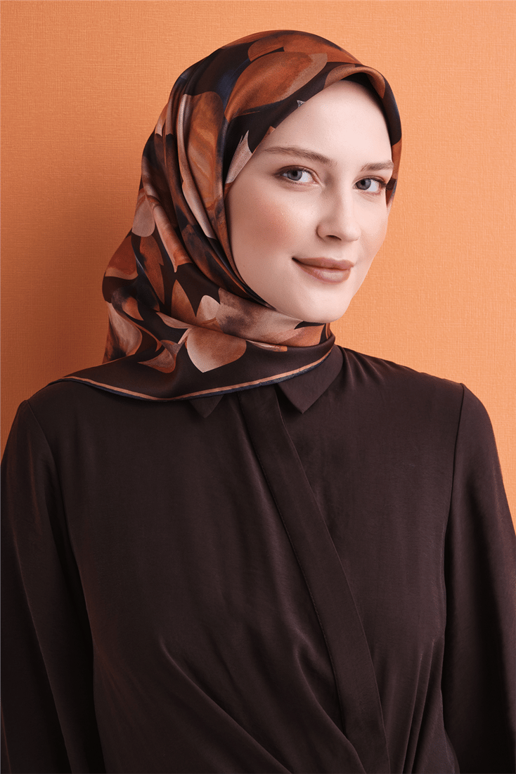 Armine Saf İpek Twill Eşarp 9632D 81 