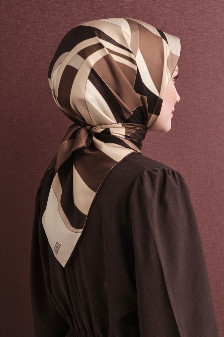 Armine Saf İpek Twill Eşarp 9633D 50 