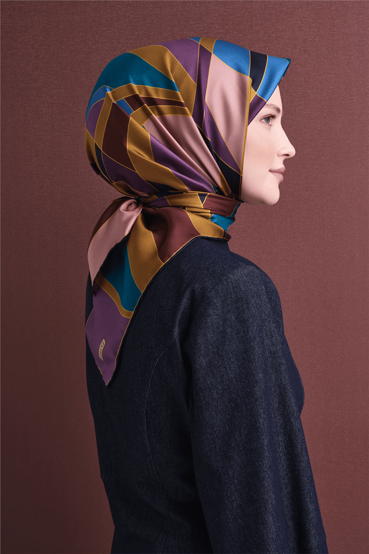 Armine Saf İpek Twill Eşarp 9633D 81 