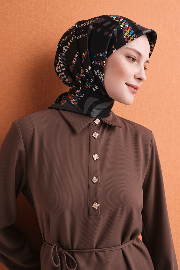 Armine Saf İpek Twill Eşarp 9634D 81 