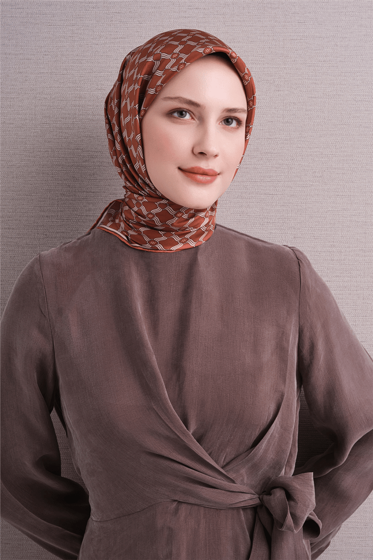 Armine Saf İpek Sura Eşarp 9636D 33 