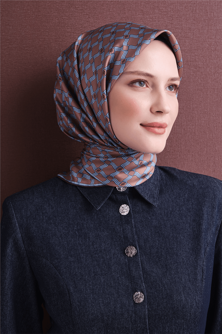 Armine Saf İpek Twill Eşarp 9636D 07 