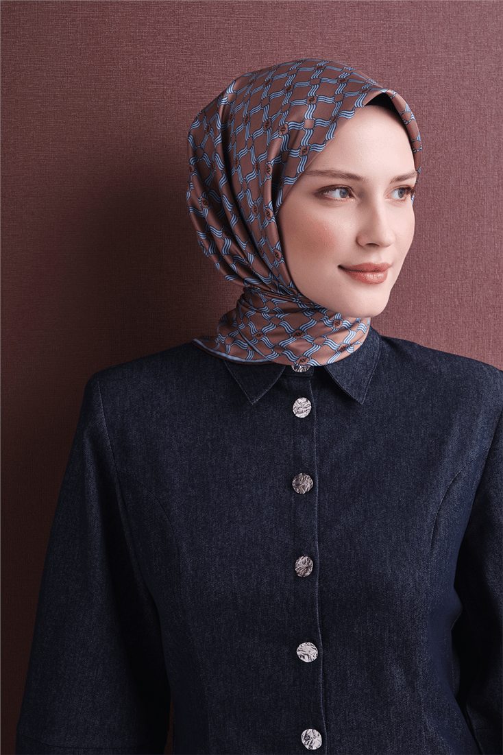 Armine Saf İpek Twill Eşarp 9636D 07 