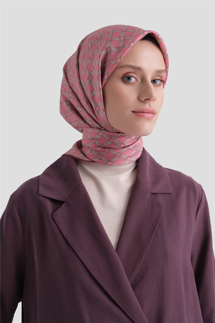 Armine Saf İpek Twill Eşarp 9636D 30 