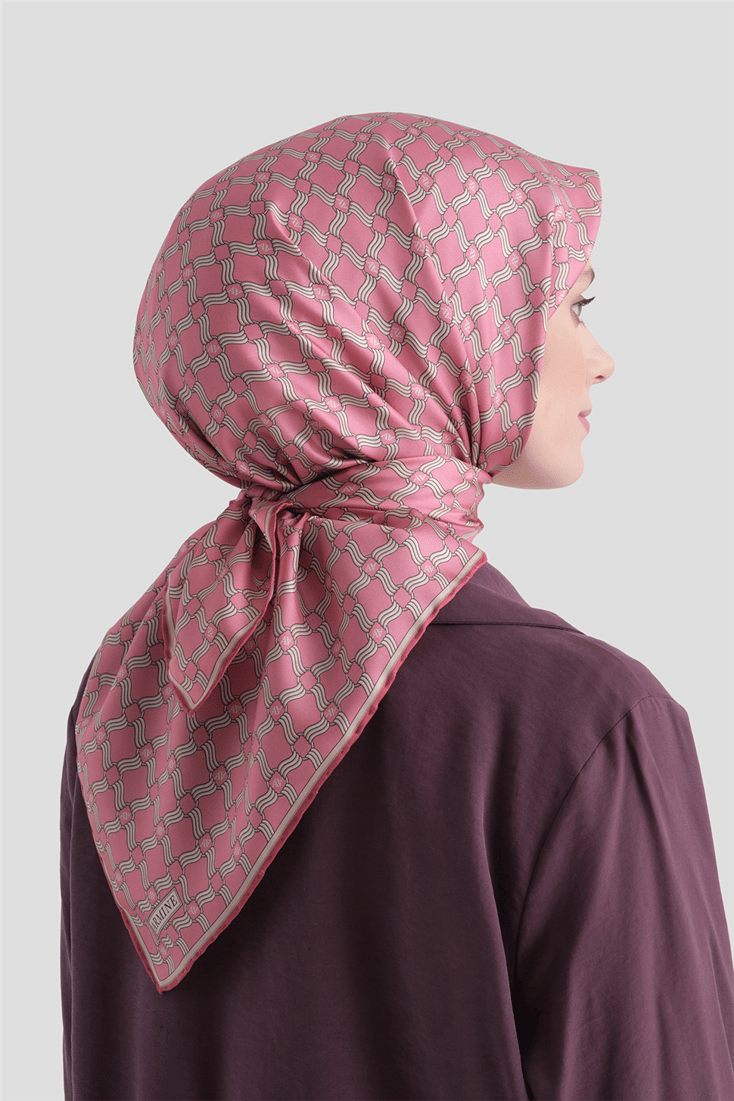 Armine Saf İpek Twill Eşarp 9636D 30 