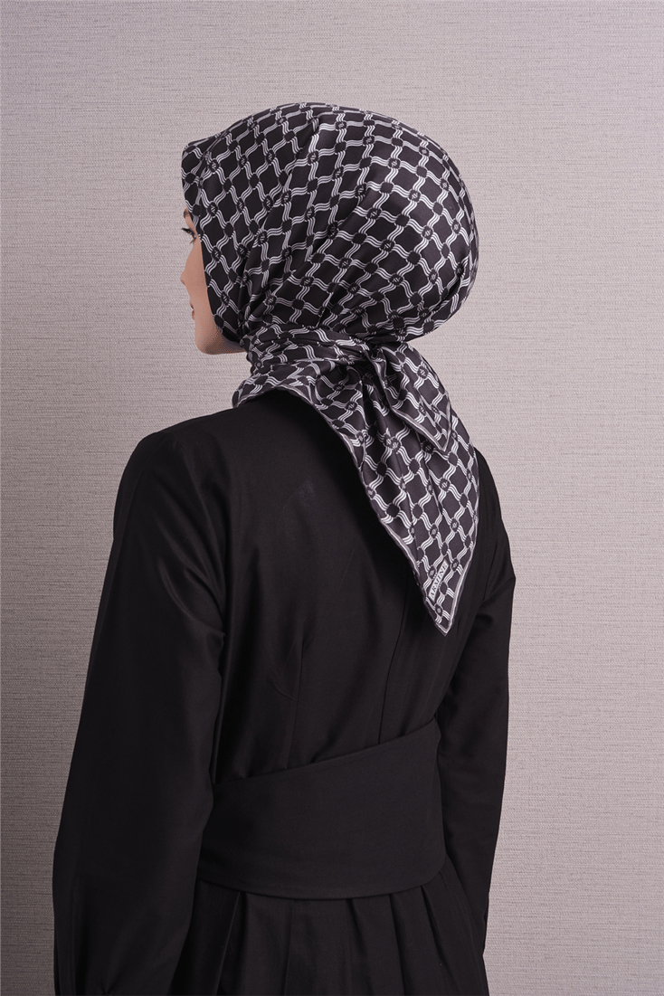 Armine Saf İpek Twill Eşarp 9636D 82 