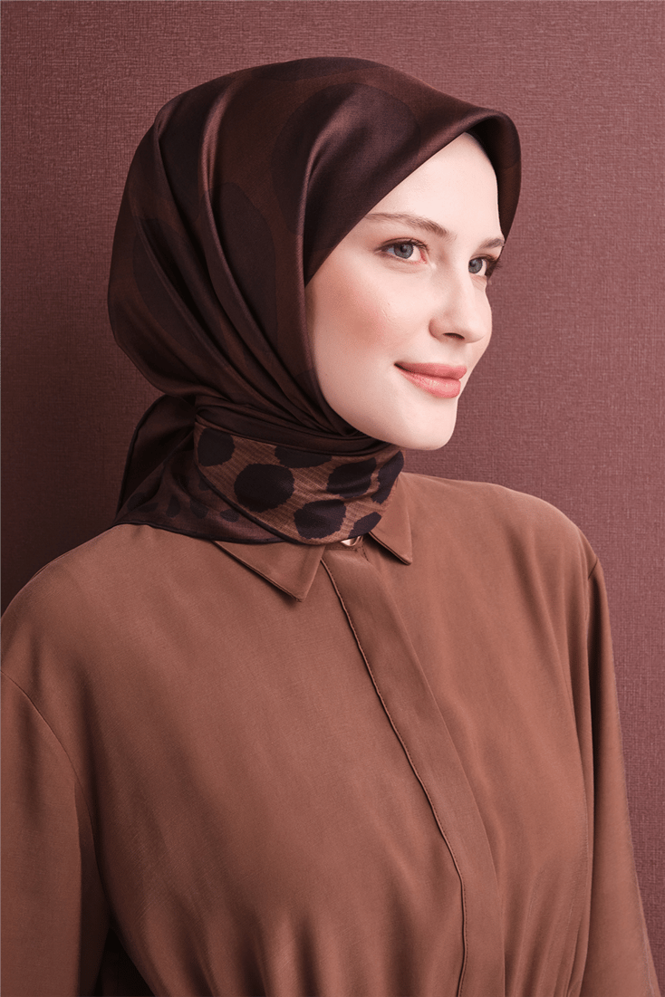 Armine Saf İpek Twill Eşarp 9637D 84 