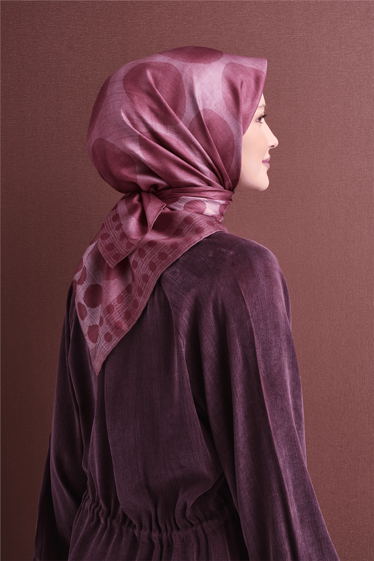 Armine Saf İpek Twill Eşarp 9637D 85 