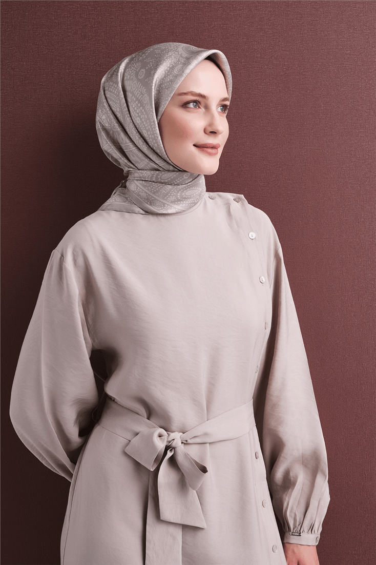 Armine Saf İpek Twill Eşarp 9640D 02 
