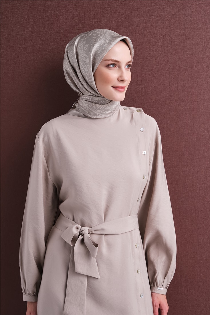 Armine Saf İpek Twill Eşarp 9640D 02 