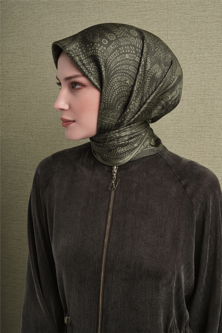 Armine Saf İpek Twill Eşarp 9640D 32 