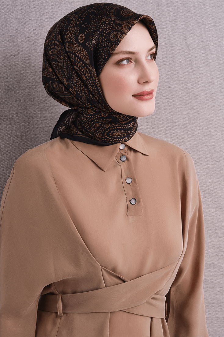 Armine Saf İpek Twill Eşarp 9640D 83 