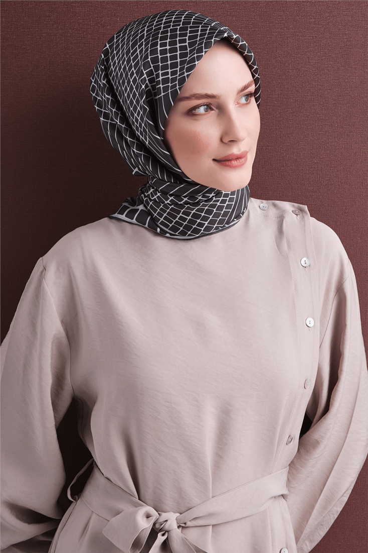 Armine Saf İpek Twill Eşarp 9644D 03 