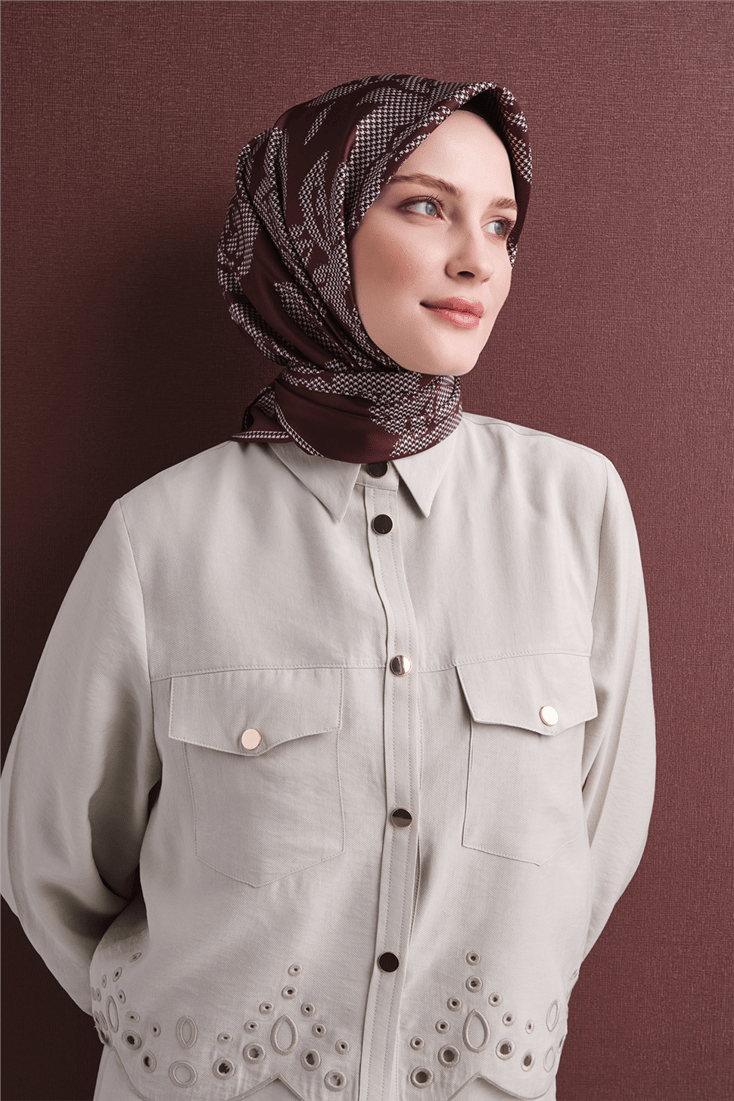 Armine Saf İpek Sura Eşarp 9645D 52 