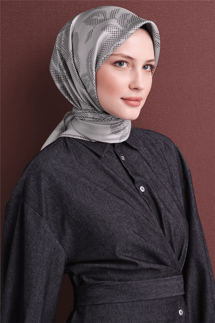 Armine Saf İpek Sura Eşarp 9645D 54 